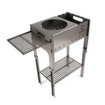 Мангал &quot;Следопыт&quot; складной, 718х310х752, со столиком и подставкой под казан, толщина 2 мм, в сумке