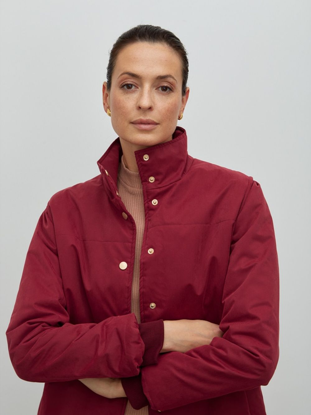 Пальто парка Бордо