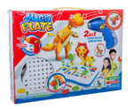 Конструктор с шуруповертом Игрокат Magic Puzzle Plate (198 деталей), 3+
