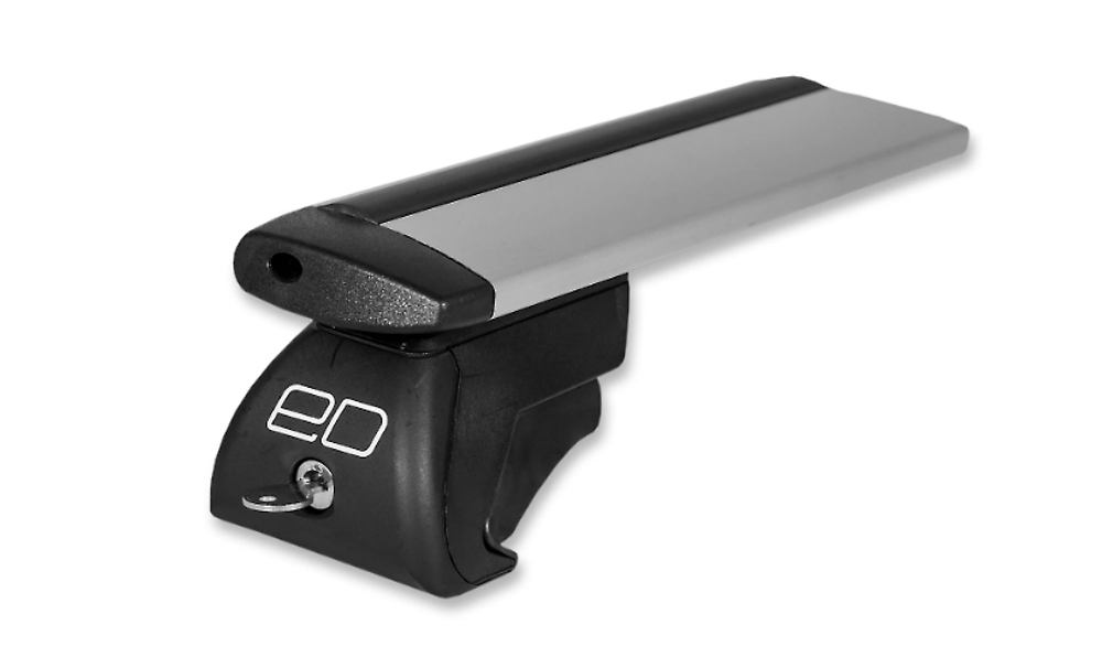 Багажник на интегрированные рейлинги с замком, 125 см, крыло