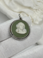 Кулон Wedgwood зелёный