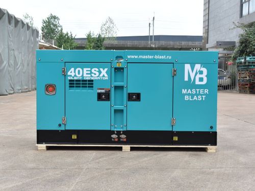 Дизель-генератор Master Blast 40ESX в уличном кожухе - [ДГУ 32 кВт / 380V / ISUZU]