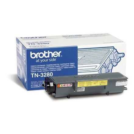 Картридж лазерный BROTHER (TN3280) HL-5340D/5350DN5370W и другие, оригинальный, ресурс 8000 стр.