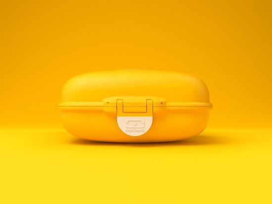 Ланч-бокс MB Gram горчичный