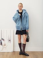 БОМБЕР-ОЛИМПИЙКА ВИНТАЖНЫЙ СИНИЙ