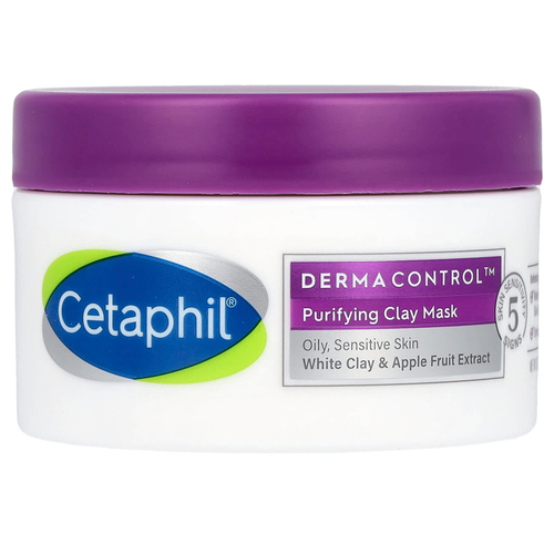 Cetaphil, Derma ™ Control, косметическая маска с очищающей глиной, без отдушек, 85 г (3 унции)