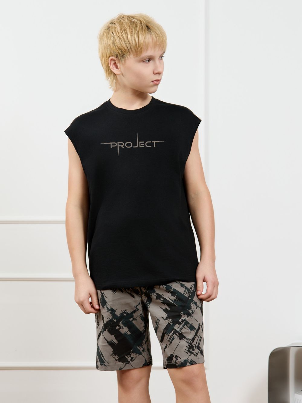 Костюм для мальчика Этюд-2 Виотекс ЧЁРНЫЙ