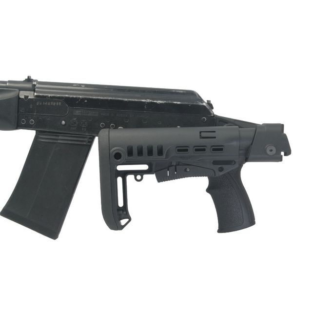 Складной приклад на Сайгу 20, DLG Tactical налево