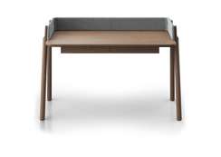 Стол письменный Basic 140*60 см (натуральный дуб, светло-серый твид)