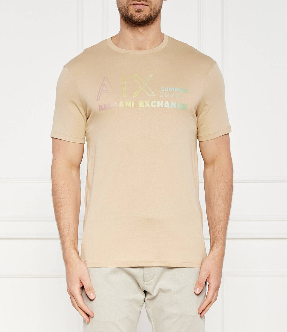 Футболка Armani Exchange - бежевый(3RZTJA ZJ8EZ)