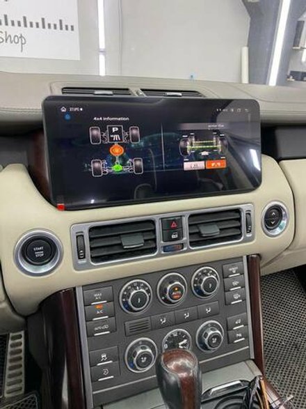 Магнитола для Range Rover 2002-2012 - Radiola RDL-1663-12 монитор 12.3" на Android 12, 8Гб+128Гб, CarPlay, 4G SIM-слот