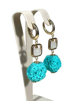 Серьги подвески французский полимер