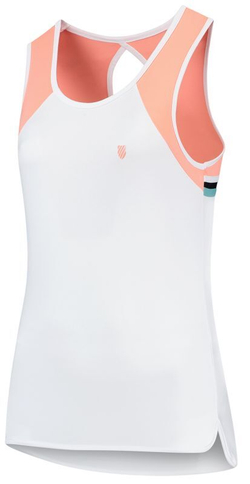 Женский топ теннисный K-Swiss Tac Hypercourt Advantage Tank 3 - белый