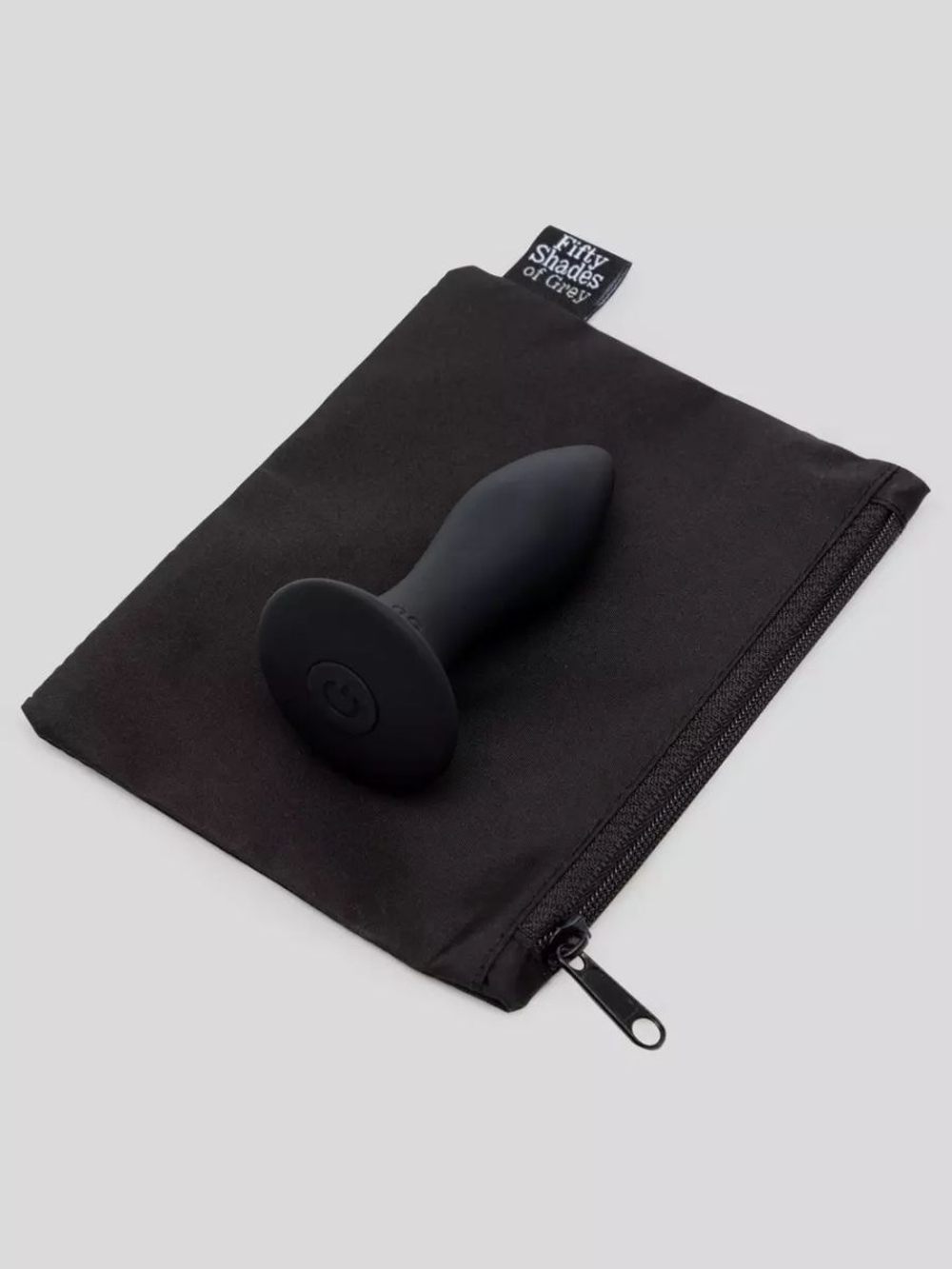 Черная анальная вибропробка Sensation Rechargeable Vibrating Butt Plug - 8,9 см.