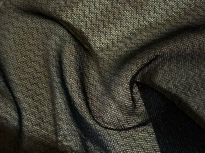 Дублерин эластичный, ш. 150 см, 42 г/м2, чёрный (НАРЕЗКА)