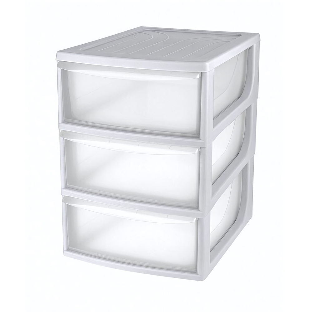 Органайзер, формат а5, 3 ящика, 195х254х264 мм (светло-серый)