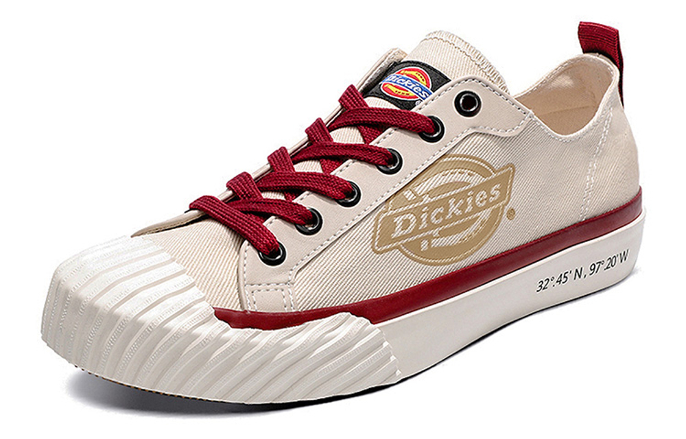 Dickies Abrasion Resistant Slip Resistant Low top Canvas Shoes Unisex Army Beige