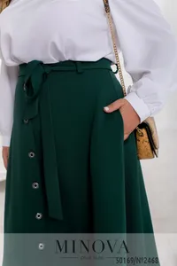 Юбка 2468-зеленый Minova