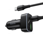 Автомобильное зарядное устройство для Type-C Hoco Z63B PD30W+QC3.0 (black)