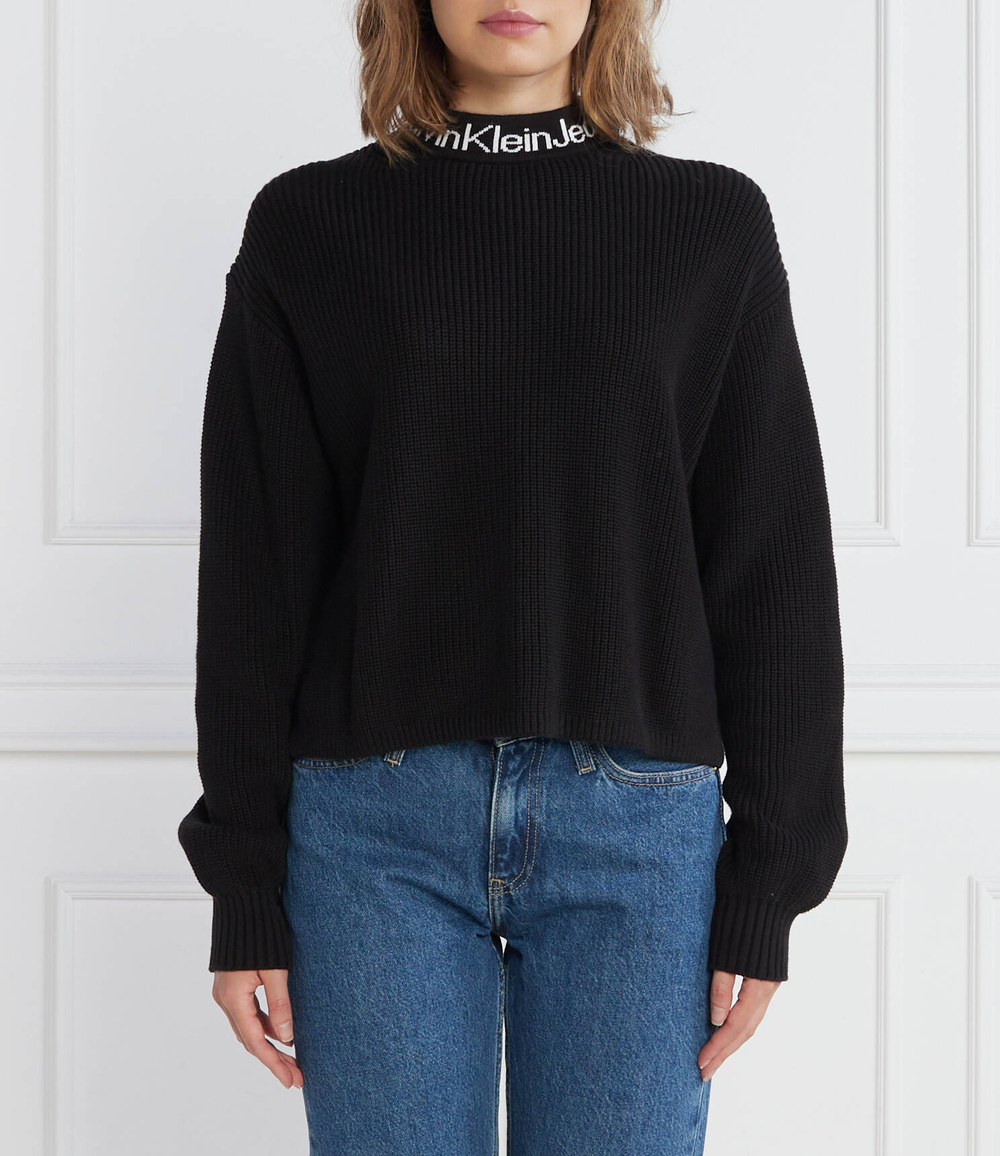 Свитер CALVIN KLEIN JEANS - черный(J20J222255)