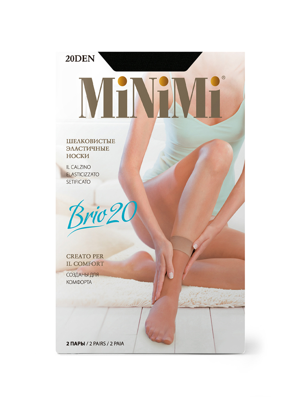 MiNiMi BRIO 20 носки (2 пары)