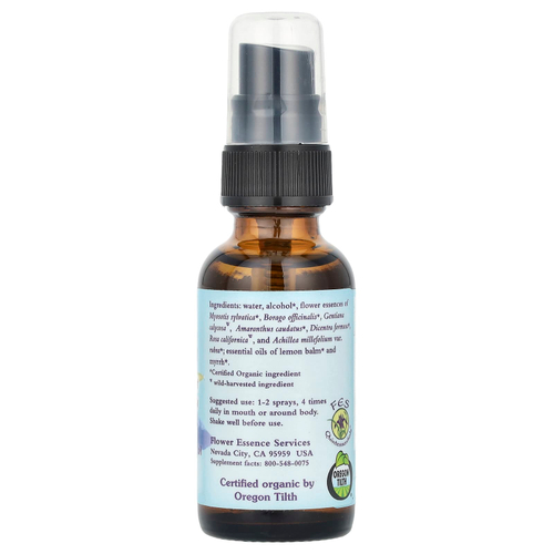 Flower Essence Services, Grief Relief ™, цветочная эссенция и эфирное масло, 30 мл (1 жидк. унц.)