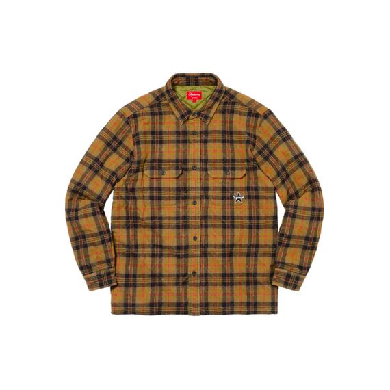 Supreme FW21 Week 12 Quilted Plaid Flannel Shirt