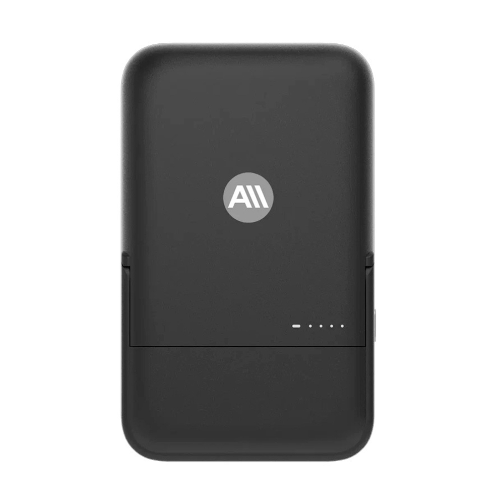 Внешний аккумулятор Avalonica + наушники TWS, 5000 мАч, 18 Вт, MagSafe, QC, PD, Type-C, черный (AVA-