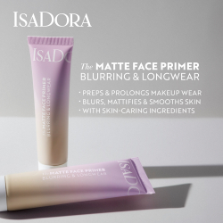 IsaDora Matte Face Primer Blurring & Longwear - Матирующая тональная основа, 30 ml