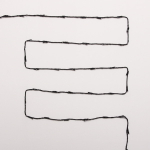 Гирлянда для улицы «Водопад» нить 7м 80 ламп LED чёрный провод, 8 реж, IP-54, Белый (возможность соединения)