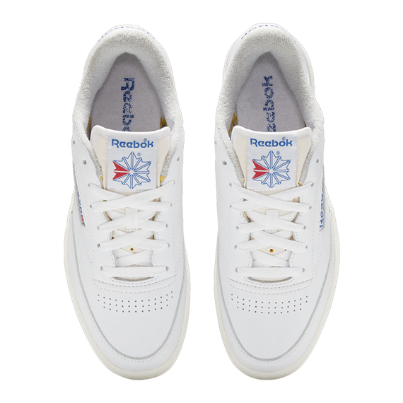 Reebok CLUB C 85 ВИНТАЖНЫЕ кроссовки для скейтборда Низкие Белые кроссовки