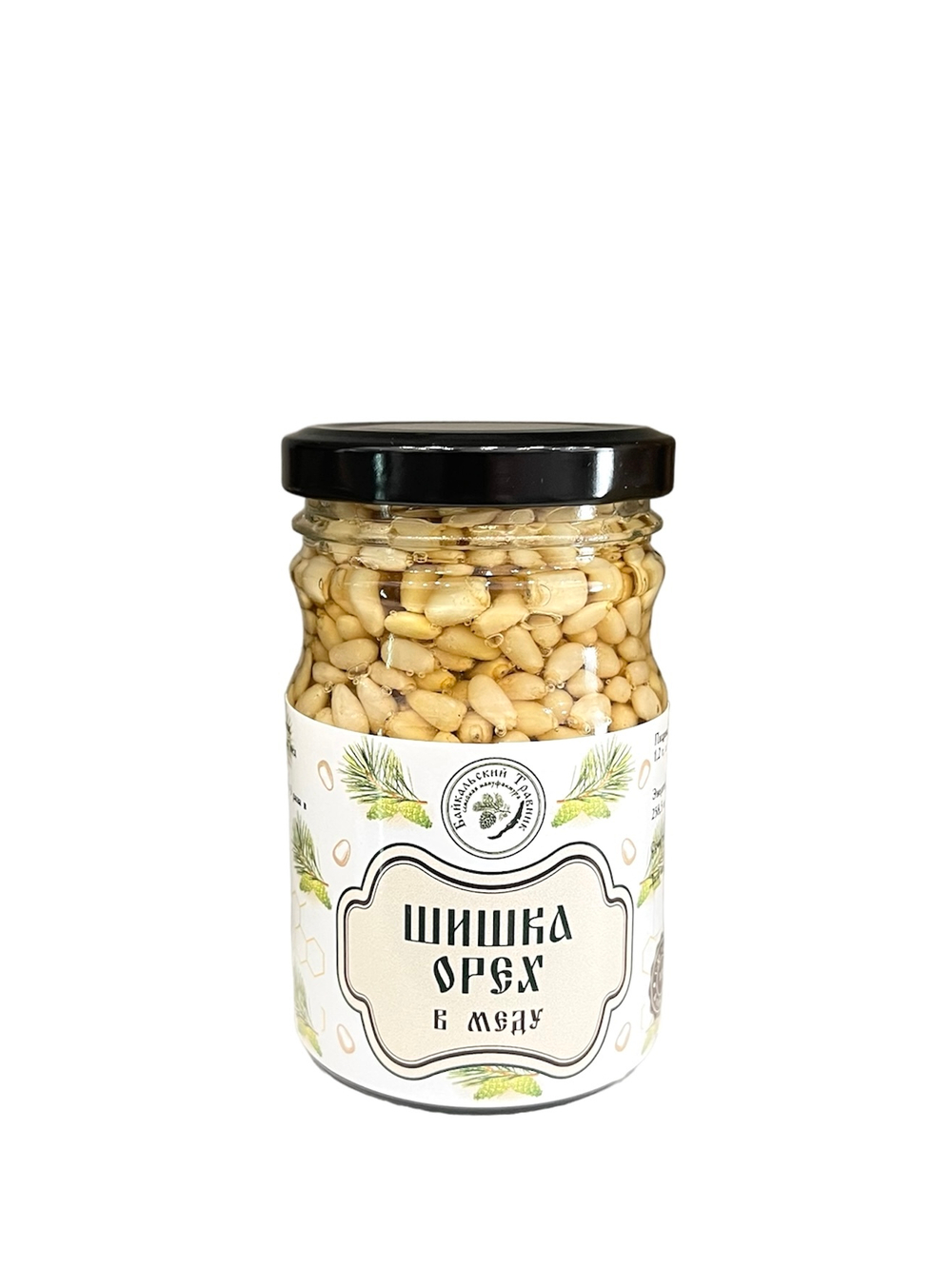 Сосновая шишка с кедровым орехом в меду