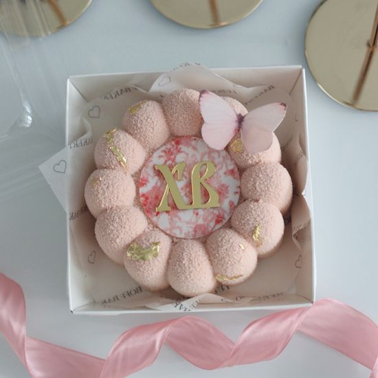 Бенто пасха творожная с бабочкой 550 гр