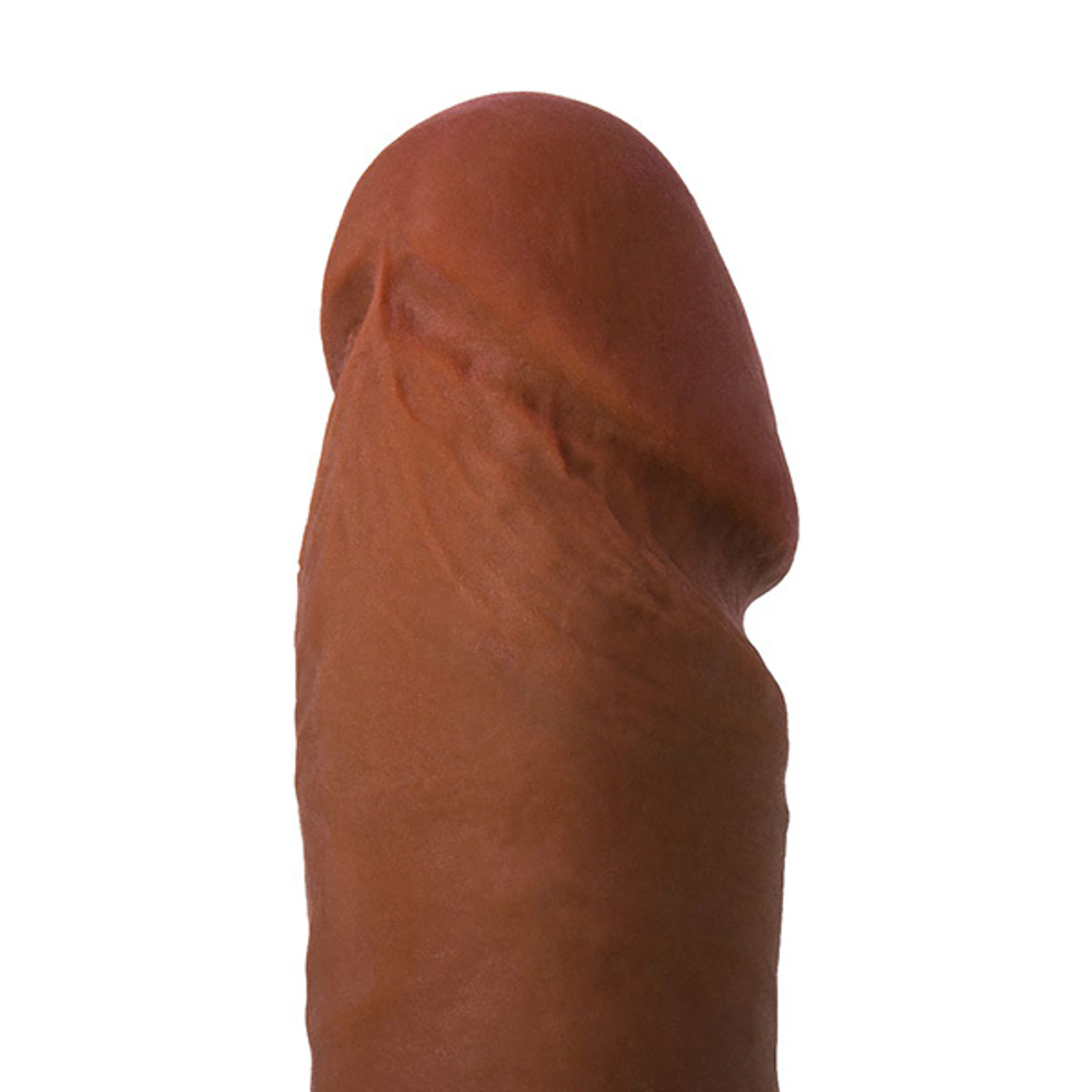 Коричневый фаллоимитатор-реалистик 21см ToyFa RealStick Elite Mulatto Mr Gomez 982102-1