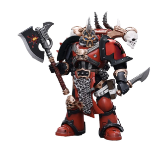 Фигурка Warhammer 40000  Chaos Space Marines Red Corasirs Exalted Champion Gotor the Blade 1:18