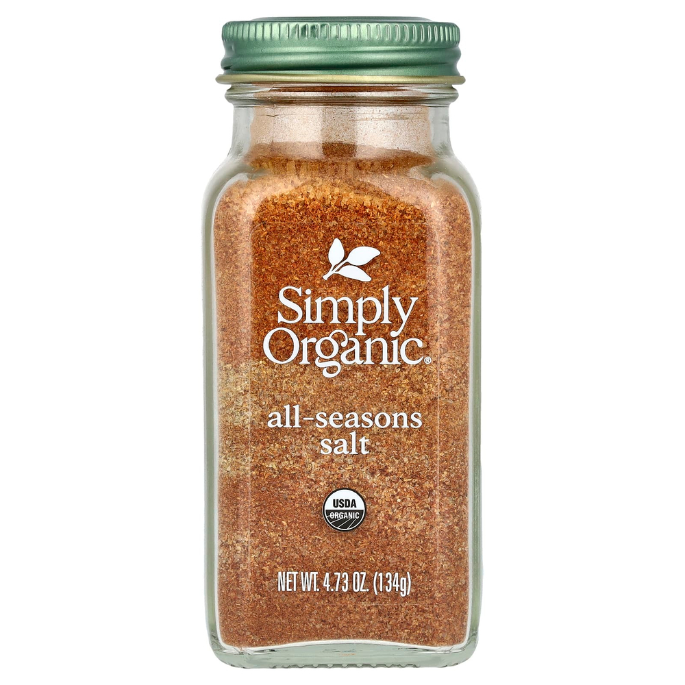 Simply Organic, универсальная соль, 134 г (4,73 унции)