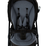 Детская коляска Roan Sol Vintage Leather 2.0 3 в 1 с автокреслом Pituso Santiso Pro Black SL/10/L Black/Black/руч.Черный