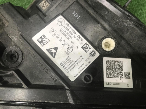 Фара правая Mercedes C w205 18-23 LED В сборе