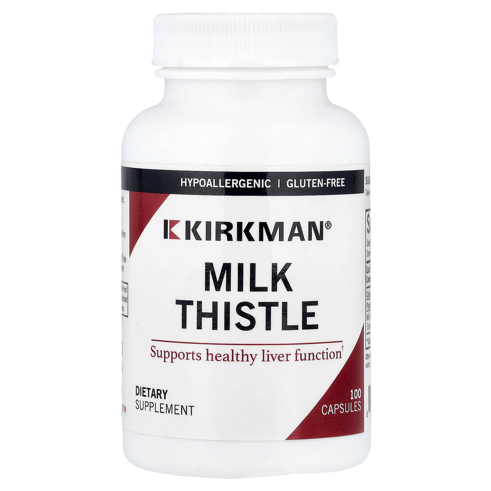 Kirkman Labs, расторопша, 100 капсул