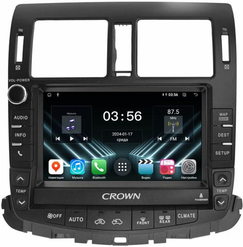 Магнитола для Toyota Crown / Crown Majesta S200 2008-2012 (цветной ШГУ) - FarCar S280 монитор 9.5" IPS на Android 13, CarPlay