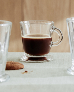 ZARA HOME ПРОЗРАЧНАЯ СТЕКЛЯННАЯ ЧАШКА ДЛЯ ЭСПРЕССО