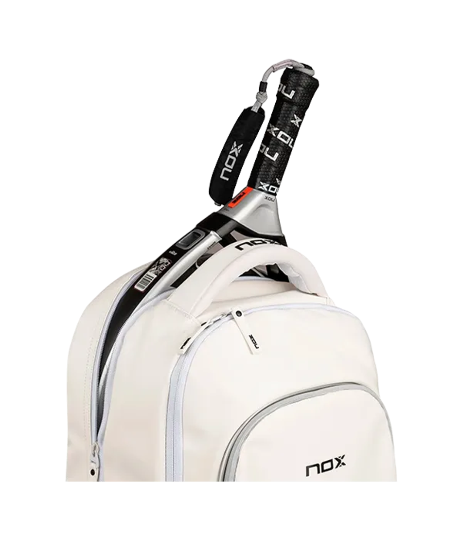Рюкзак для падел NOX Pro Series White 2024 классический стиль