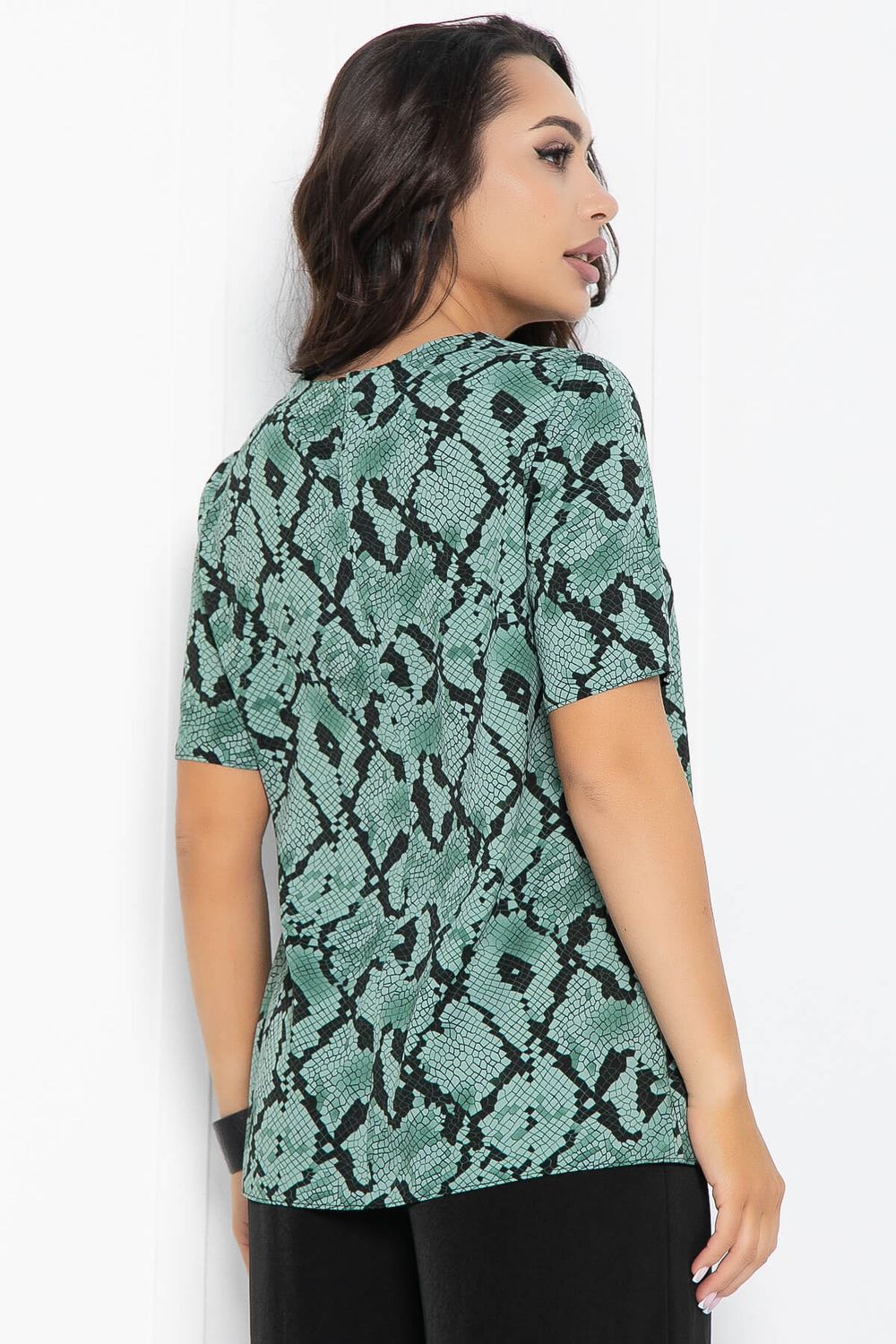 Блуза Алита (зеленая) Б12378-25 LT Collection
