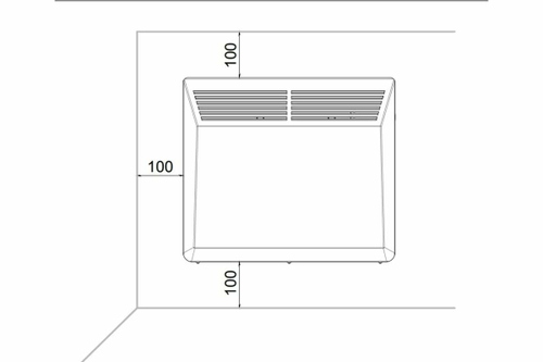 Электрический конвектор Patriot PT-C 10 X, 1000 Вт, Х-образный монолитный нагревательный элемент 633307302