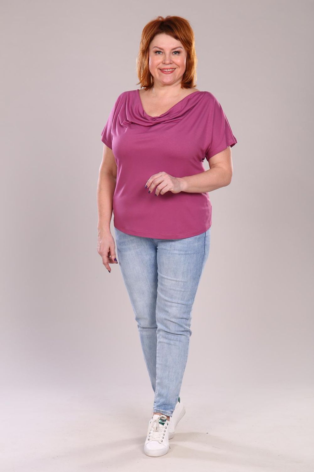 Роуз - футболка брусничный Iv-capriz (Акция)