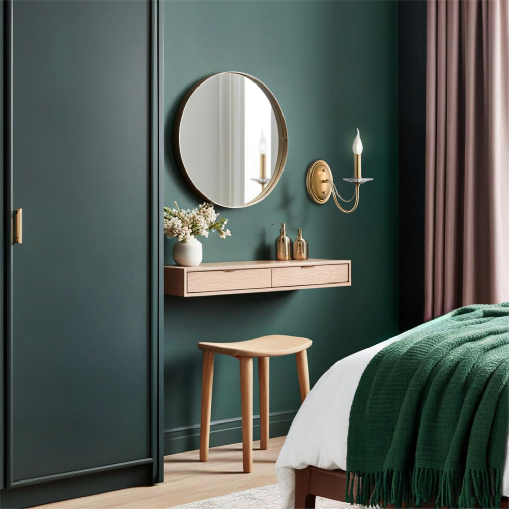 8033/1W CLASSI LN26 080 металл/стекло, медь/прозрачный Бра E14 1*40W 220V INCANTO