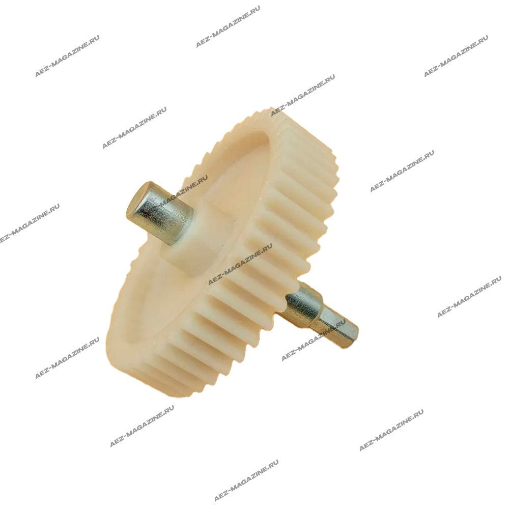 Шестерня для мясорубок Panasonic, Polaris с мет валом , D-82мм, косые зубья