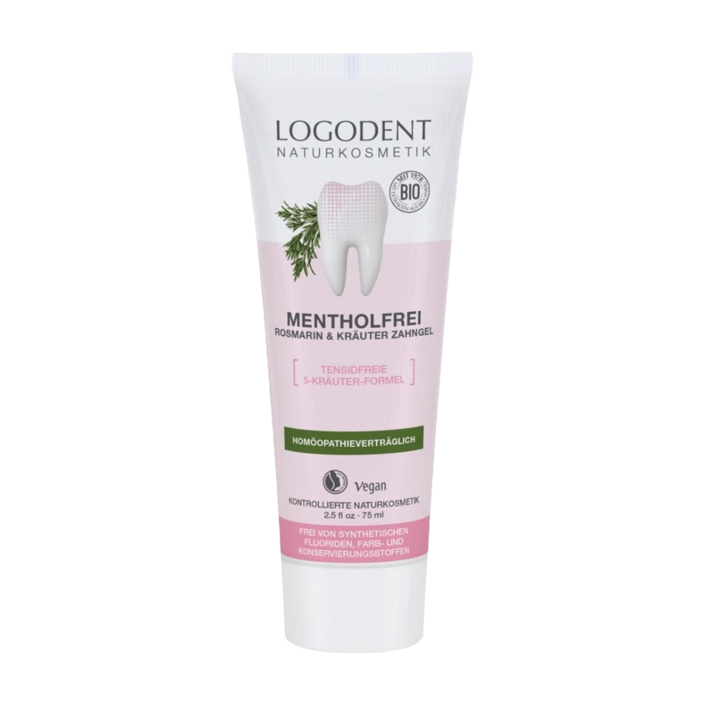 Травяная гелевая зубная паста с Розмарином и Шалфеем 75 мл  (LOGONA)