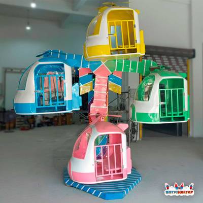 Детское колесо обозрения «Вертолётики» — 3,4 м, 4 кабины, до 8 человек