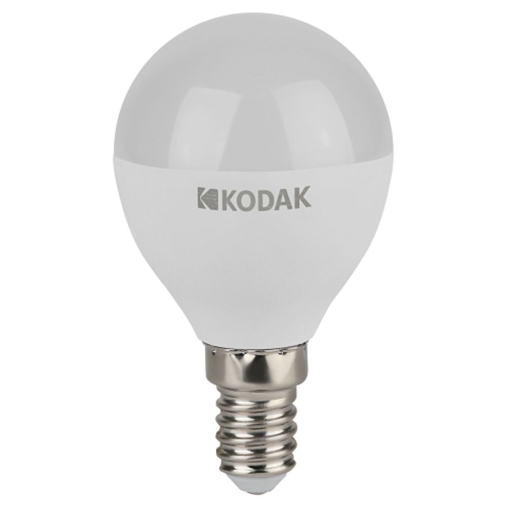 Лампа светодиодная Kodak LED P45-11W-840-E14 K 11Вт шар нейтральный белый свет Е14 | Лампы cветодиодные Шар (G/P)